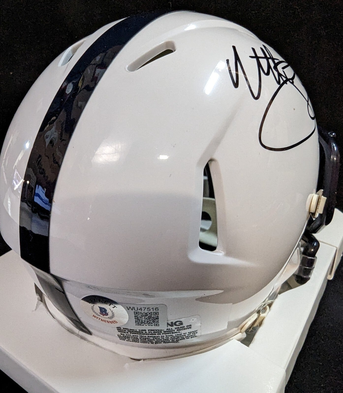 Penn State Nittany Lions Matt Suhey Autographed Signed Mini Helmet Jsa Coa