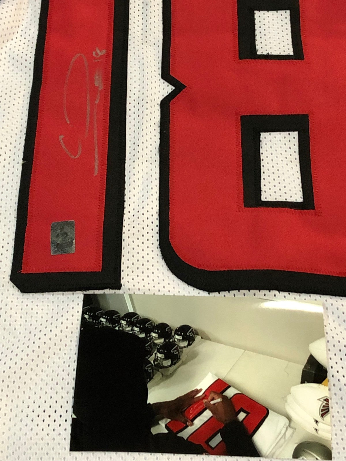 Atlanta Falcons Calvin Ridley Autographed Signed Jersey Gtsm Holo