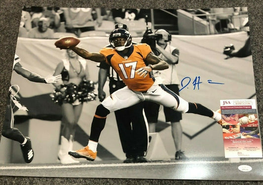 Denver Broncos Daesean Hamilton Autographed Signed 16X20 Photo Jsa  Coa
