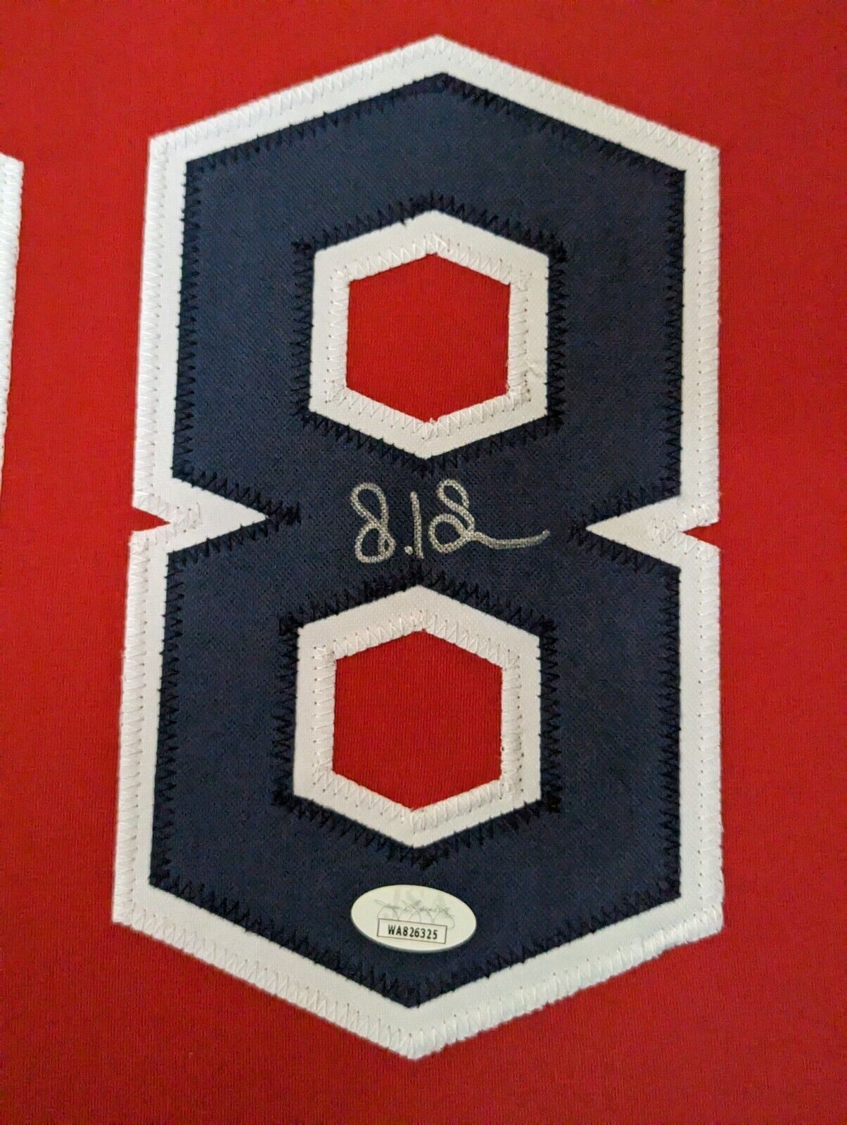 MVP Authentics Framed Cleveland Guardians Steven Kwan Autographed Signed Jersey Jsa Coa 585 sports jersey framing , jersey framing