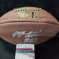 Pittsburgh Steelers Marcus Allen Autographed Signed Football Jsa Coa