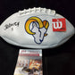 Los Angeles Rams Jalen Ramsey Autographed Signed Rams Logo Football Jsa Coa