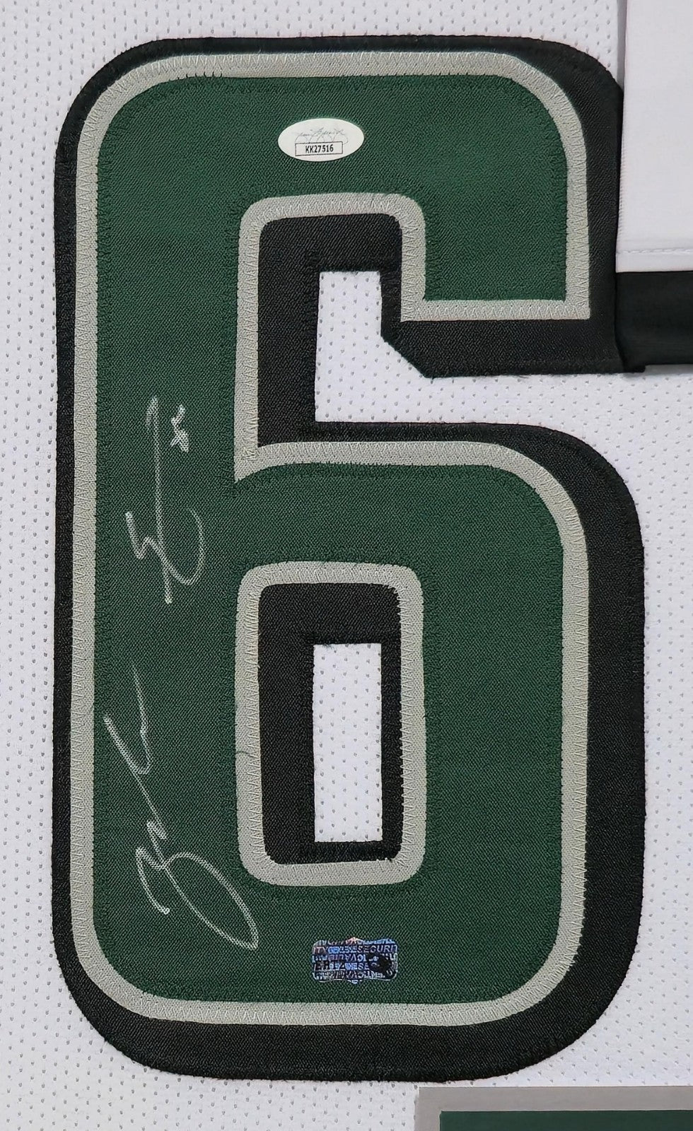 Framed Philadelphia Eagles Zach Ertz Autographed Jersey Ertz Holo
