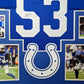 Framed Indianapolis Colts Darius Shaquille Leonard Signed Jersey Jsa Coa