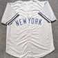 New York Yankees Albert "Sparky" Lyle  Signed Custom Jersey Beckett Holo