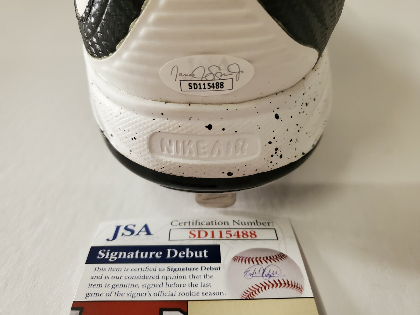 Oswald Peraza Autographed Signed Cleat Jsa Coa