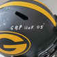 Green Bay Packers Don Majkowski Signed Full Size Eclipse Rep Helmet Jsa Coa