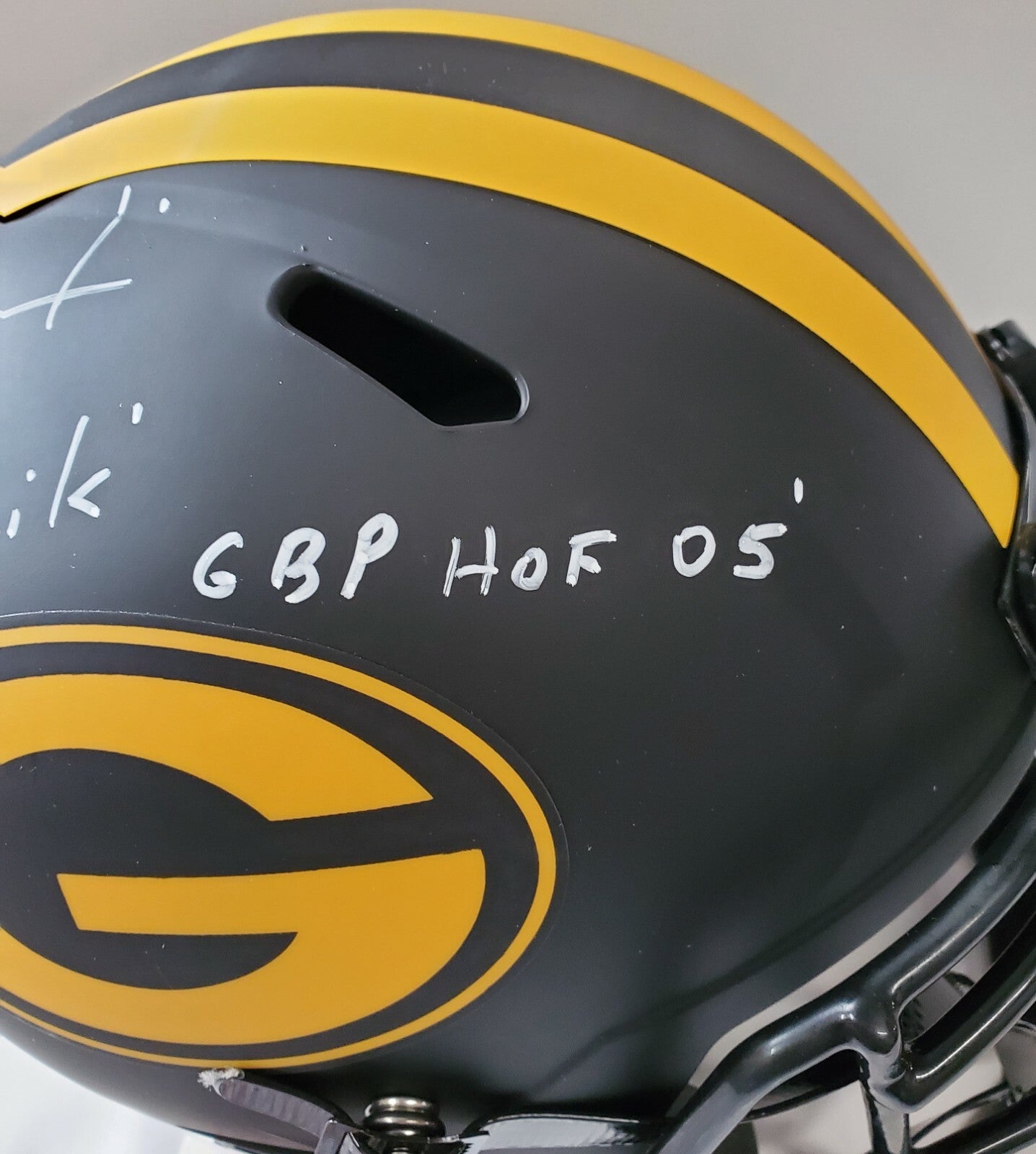 Green Bay Packers Don Majkowski Signed Full Size Eclipse Rep Helmet Jsa Coa