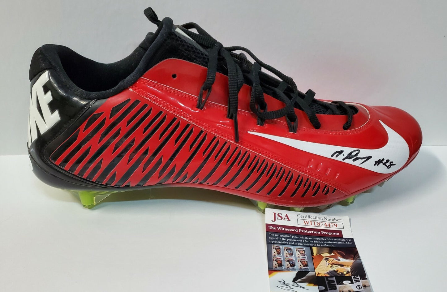 Mike Davis Autographed Signed Cleat Jsa Coa