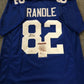 Rueben Randle Autographed Signed N.Y. Giants Jersey Jsa  Coa