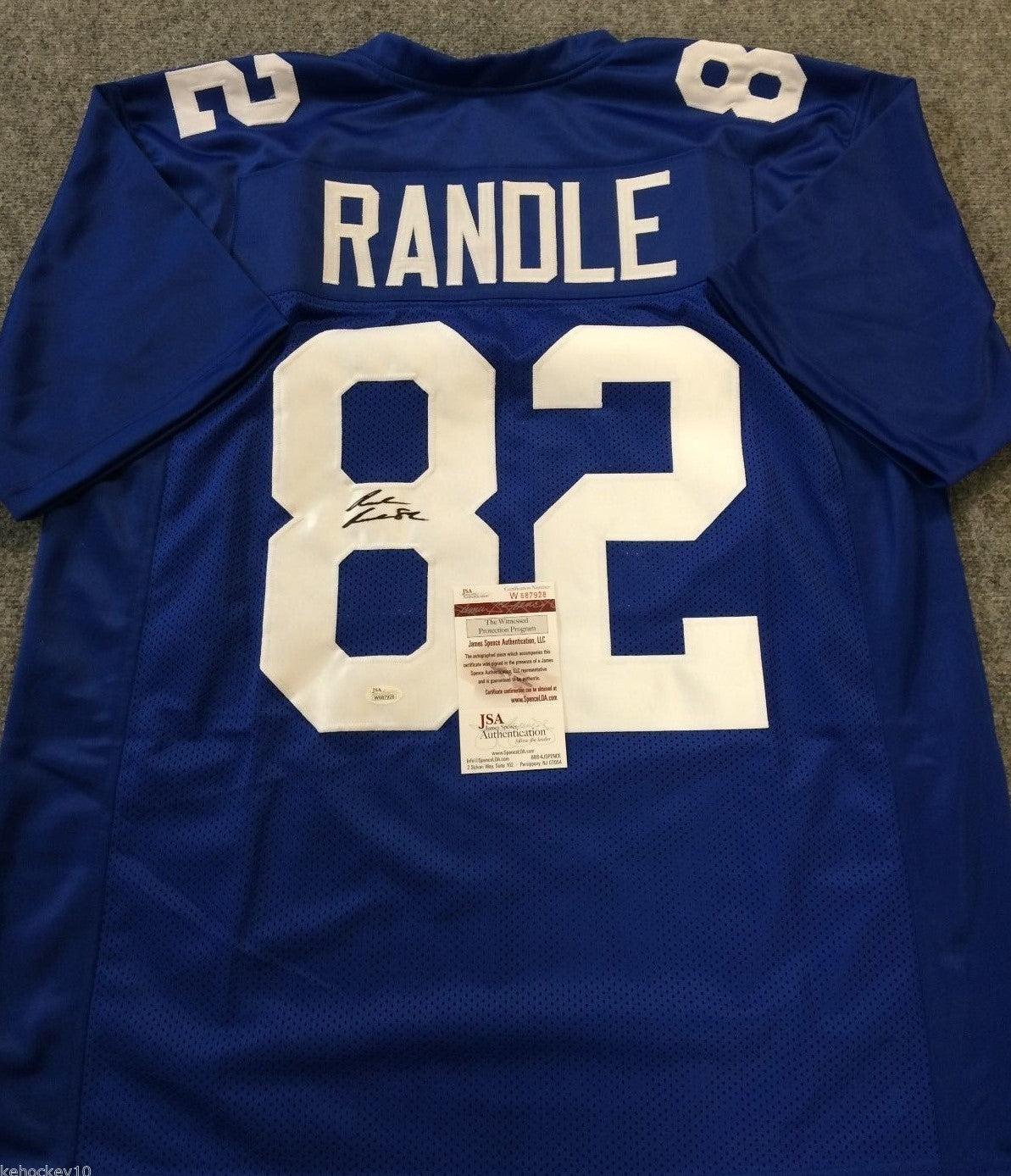 Rueben Randle Autographed Signed N.Y. Giants Jersey Jsa  Coa