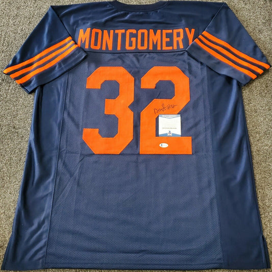 Chicago Bears David Montgomery Autographed Signed Jersey Beckett Coa