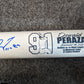 Oswald Peraza Autographed Signed Custom Cooperstown Bat Jsa Coa