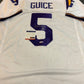 Lsu Tigers Derrius Guice Autographed Signed Jersey Psa  Coa