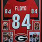 Framed Georgia Bulldogs Leonard Floyd Autographed Signed Jersey Jsa Coa