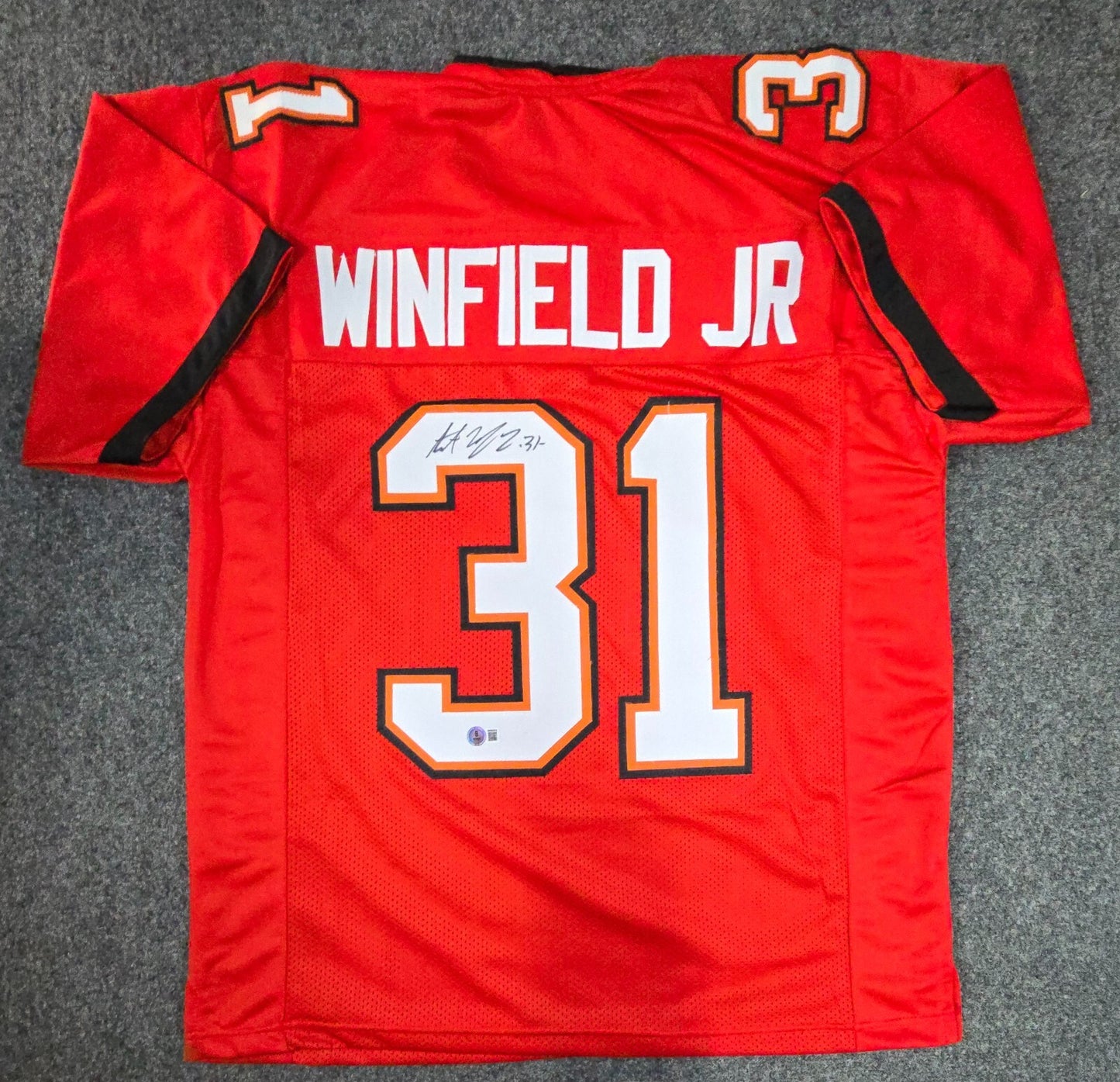 Tampa Bay Buccaneers Antoine Winfield Jr Autographed Signed Jersey Beckett Holo