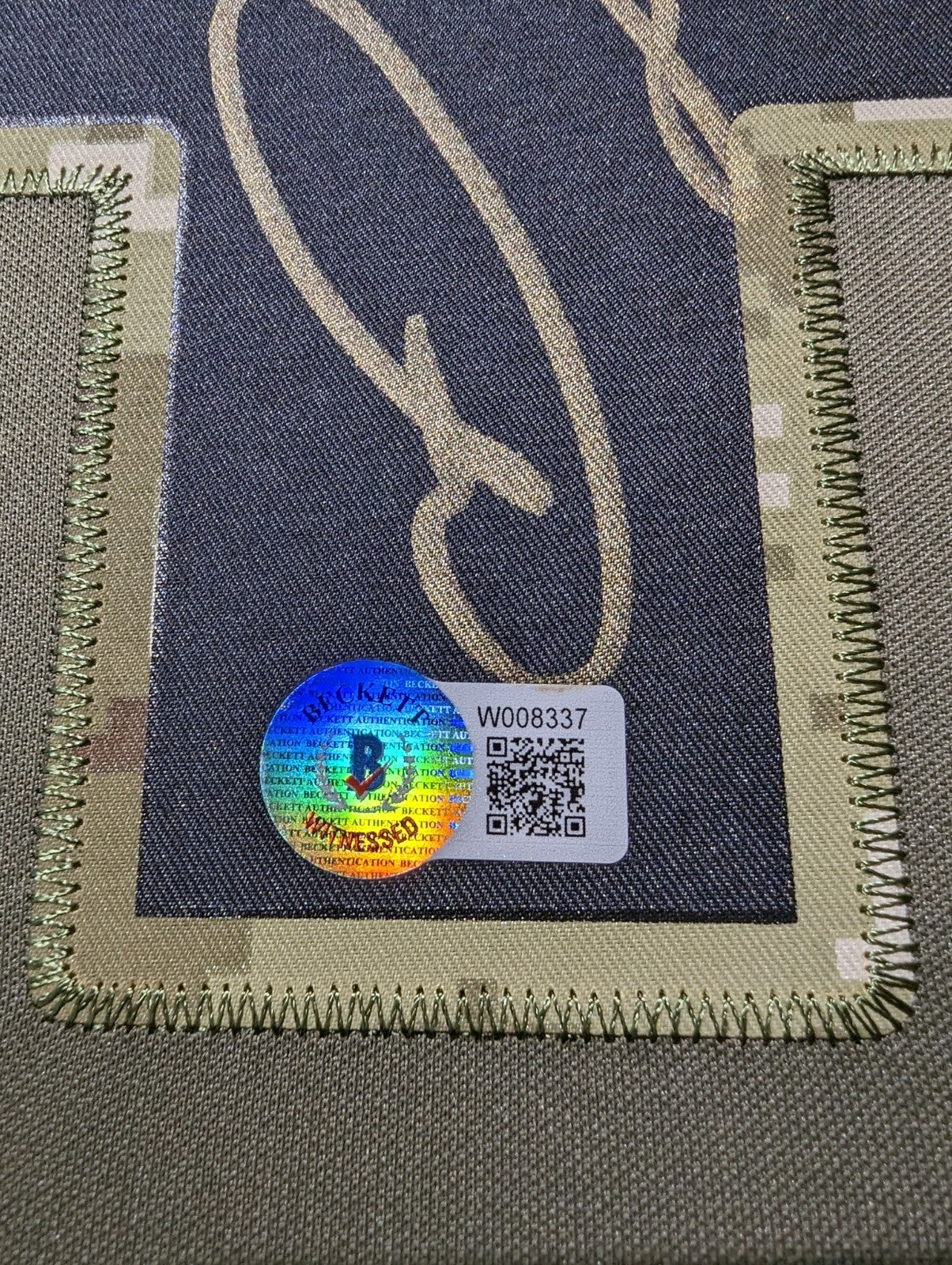 Framed Minnesota Vikings Dalvin Cook Salute To Service Jersey Usa Bas Holo