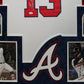 Suede Framed Atlanta Braves Ronald Acuna Jr Autographed Jersey Jsa Coa