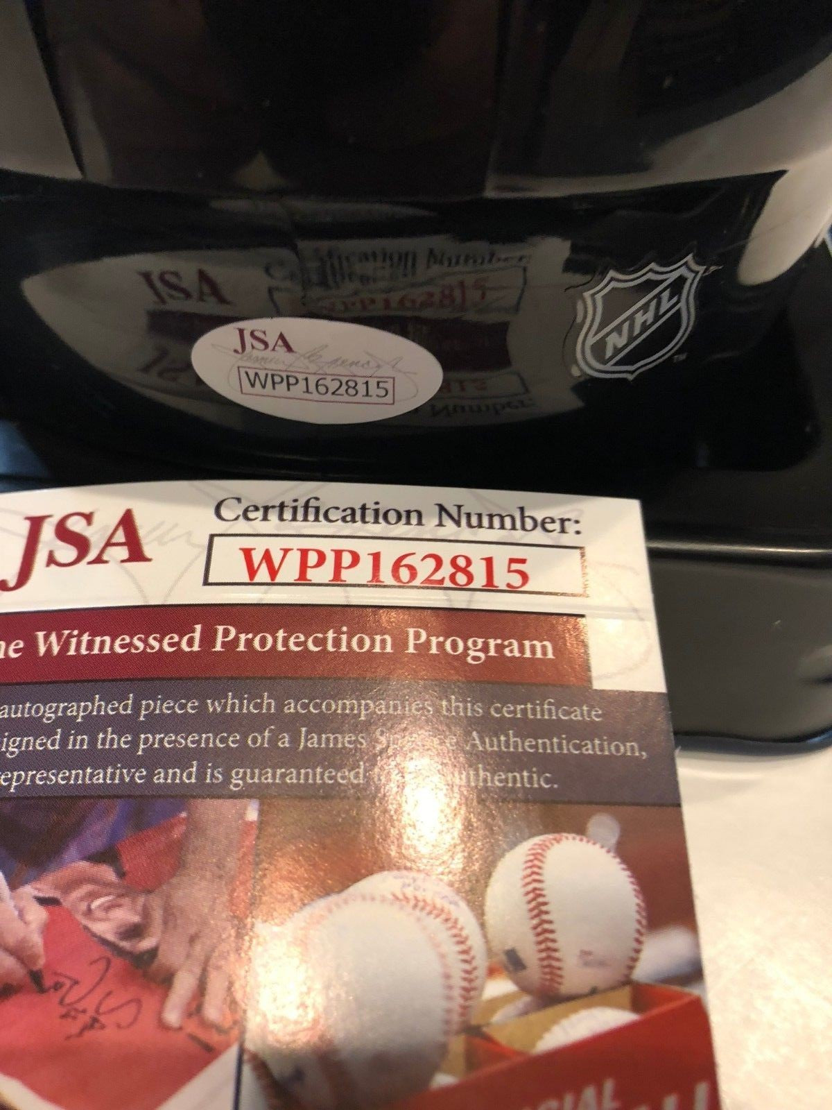 Will Butcher Autographed Signed New Jersey Devils Mini Helmet Jsa Coa
