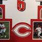 Framed Cincinnati Reds Jonathan India Autographed Signed Jersey Psa Coa