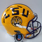 Clyde Edwards Helaire Signed Lsu Tigers Full Size Replica Helmet Beckett Coa