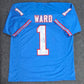 Houston Texans Cam Ward Autographed Signed Jersey Jsa Coa