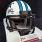 Carolina Panthers Brian Burns Signed  Lunar Mini Helmet Jsa Coa