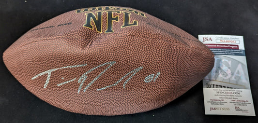 Denver Broncos Tim Patrick Autographed Signed Nfl Football Jsa Coa