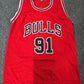 Chicago Bulls Dennis Rodman Autographed Signed Jersey Jsa Holo