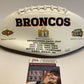 Neil Smith Autographed Signed Inscribed Denver Broncos Logo Football Jsa Coa