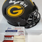 Green Bay Packers Eric Stokes Autographed Signed Eclipse Mini Helmet Jsa Coa