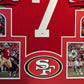 Framed San Francisco 49Ers Colin Kaepernick Autographed Jersey Psa Holo