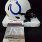 Indianapolis Colts Gary Brackett Autographed Signed Lunar Mini Helmet Jsa Coa