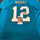 Carolina Panthers Dj Moore Autographed Signed Jersey Jsa  Coa