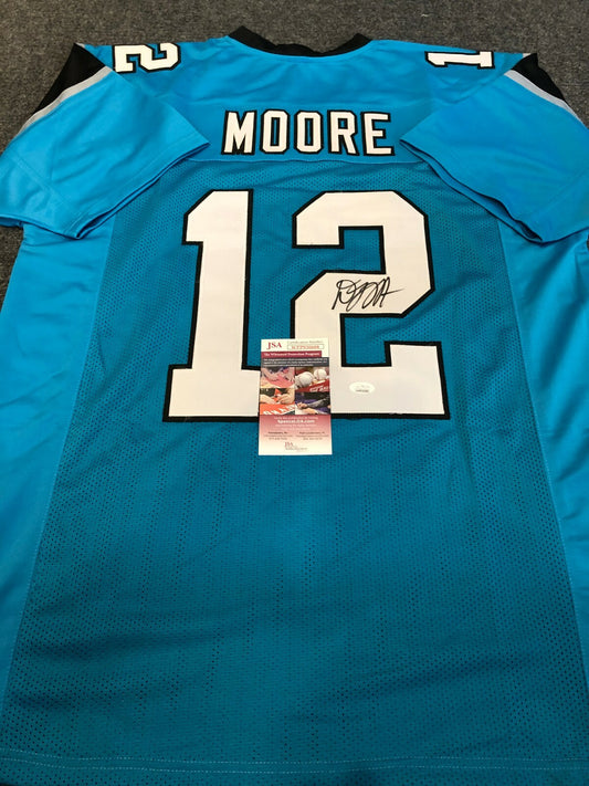 Carolina Panthers Dj Moore Autographed Signed Jersey Jsa  Coa