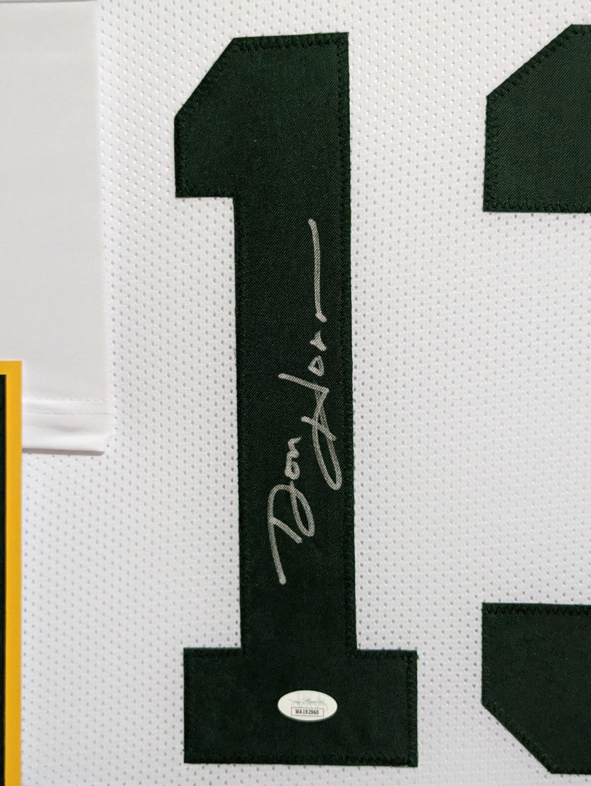 Framed Green Bay Packers Don Horn Autographed Signed Jersey Jsa Coa