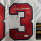 Washington Senators Frank Howard Autographed Inscribed Custom Jersey Jsa Coa