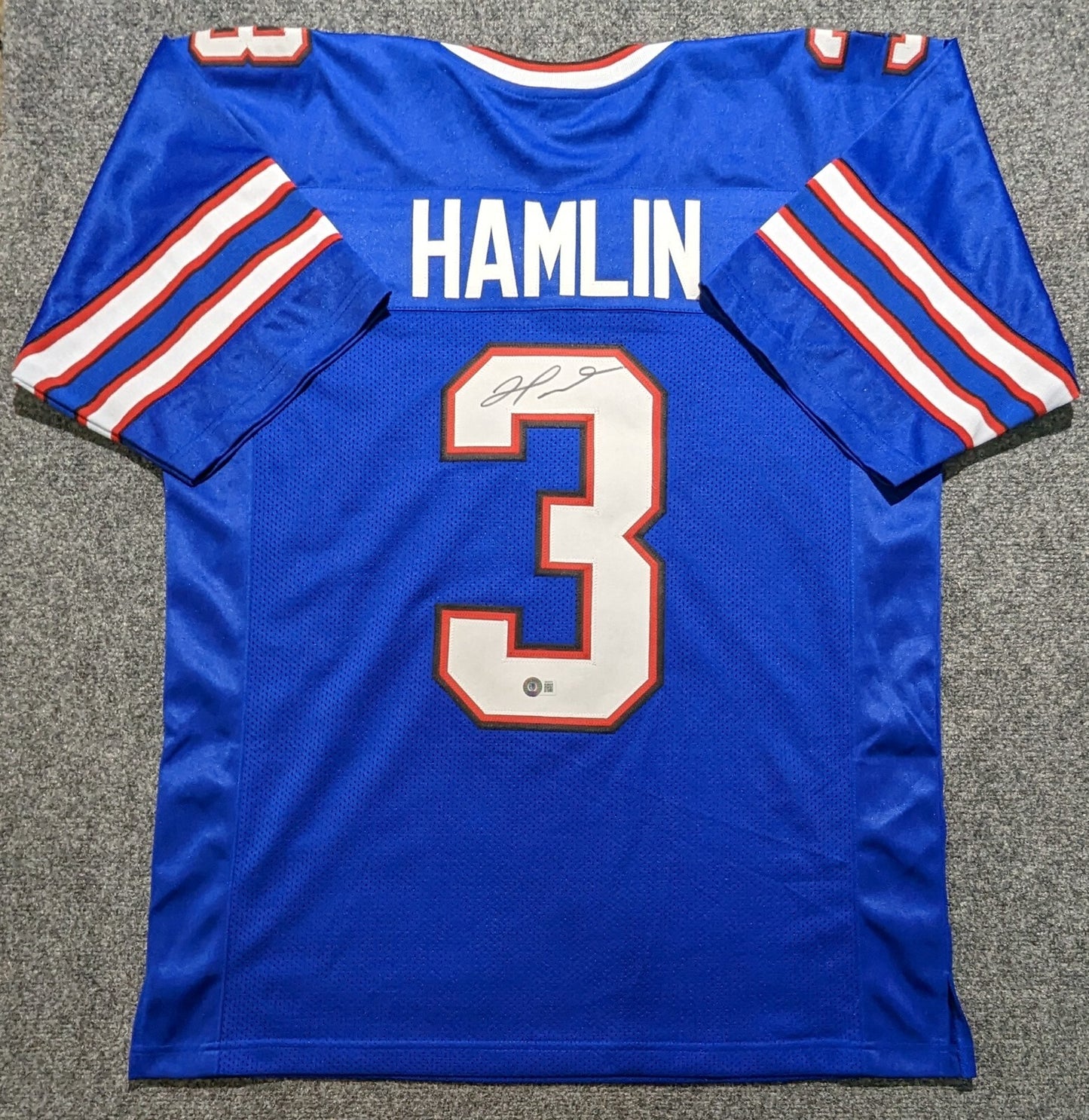 Buffalo Bills Damar Hamlin Autographed Signed Jersey Beckett Holo