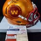 Washington Commanders Cole Kelley Autographed Signed Flash Mini Helmet Jsa Coa