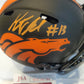 Kj Hamler Autographed Signed Denver Broncos Eclipse Mini Helmet Jsa Coa