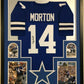 Framed Dallas Cowboys Craig Morton Autographed Signed Jersey Jsa Coa
