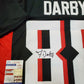 Atlanta Falcons Frank Darby Autographed Signed Jersey Jsa Coa
