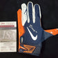 Denver Broncos Damarri Mathis Autographed Signed Glove Jsa Coa