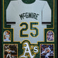 Framed In Suede Oakland A's Mark Mcgwire Autographed Signed Jersey Jsa Coa