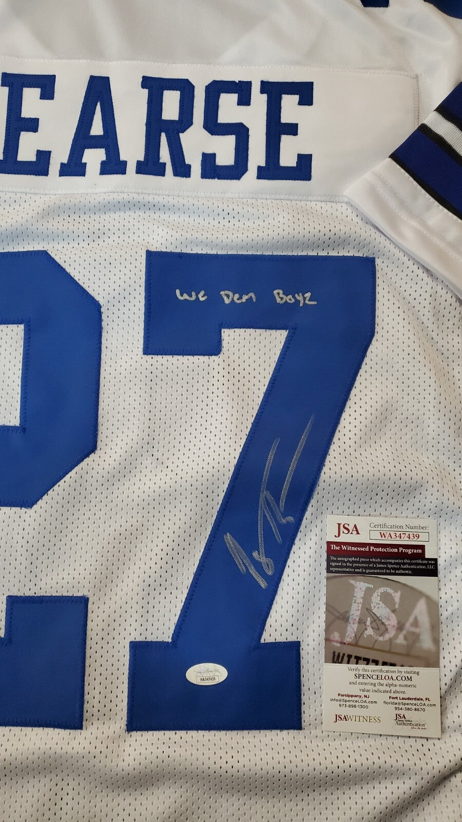 Dallas Cowboys Jayron Kearse Autographed Signed Inscribed Jersey Jsa Coa