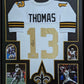 Framed New Orleans Saints Michael Thomas Autographed Signed Jersey Beckett Coa