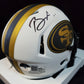 MVP Authentics Brandon Aiyuk Autographed Signed S.F. 49Ers Lunar Mini Helmet Beckett Holo 116.10 sports jersey framing , jersey framing