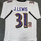 Baltimore Ravens Jamal Lewis Autographed Signed Jersey Jsa Coa
