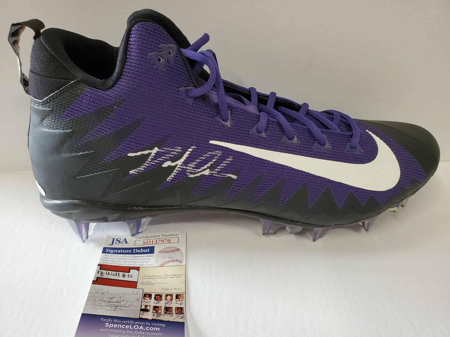 Odafe Jayson Oweh Autographed Signed Cleat Jsa Coa