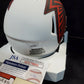 Atlanta Falcons Frank Darby Autographed Signed Lunar Mini Helmet Jsa Coa
